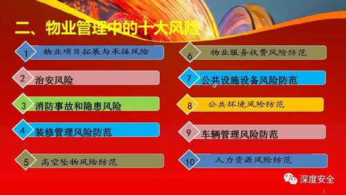 物業(yè)管理風(fēng)險分析與防范 構(gòu)建安全高效的運營體系